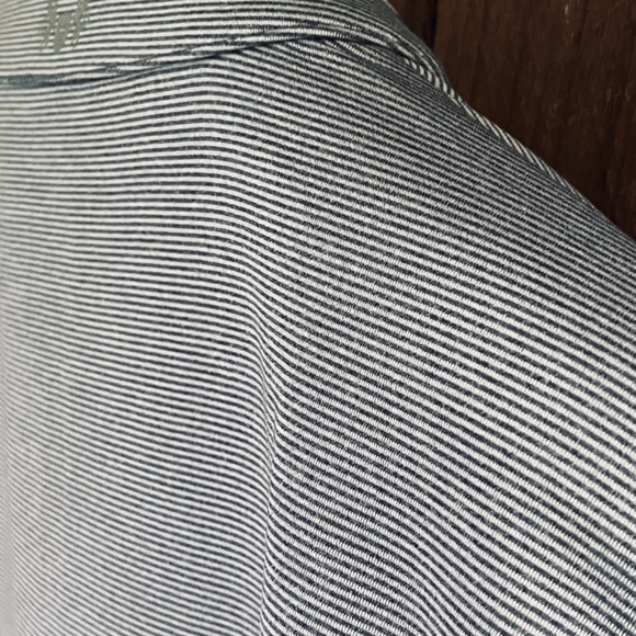 Hickey Freeman Men's Quarter Zip Pullover Striped Gray Size M - Picture 13 of 15